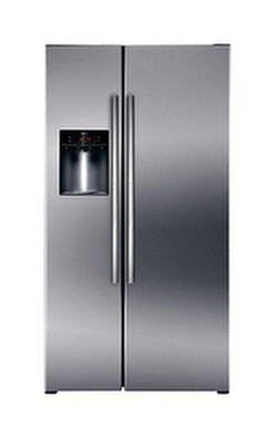 Neff K5920L0GB American Style Fridge Freezer, Stainless Steel